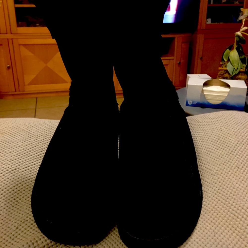 Womens Black Suede Boots